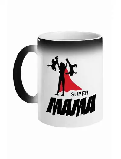 Kubek Magiczny, Super Mama, Prezent