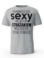 Koszulka Męska, Sexy Strażak, Prezent Dla Mężczyzny