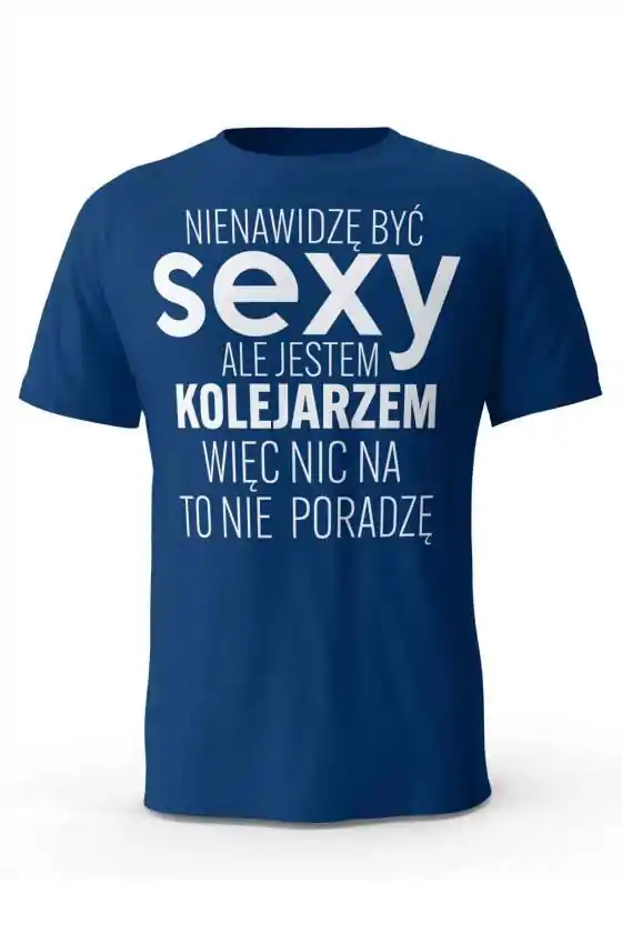 Koszulka Męska, Sexy Kolejarz, Prezent Dla Mężczyzny