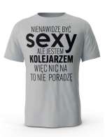 Koszulka Męska, Sexy Kolejarz, Prezent Dla Mężczyzny