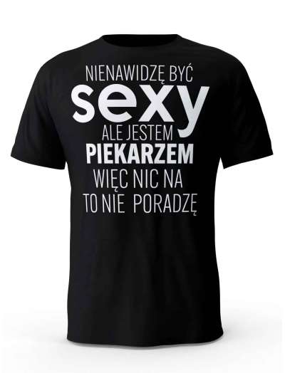 Koszulka Męska, Sexy Piekarz, Prezent Dla Mężczyzny