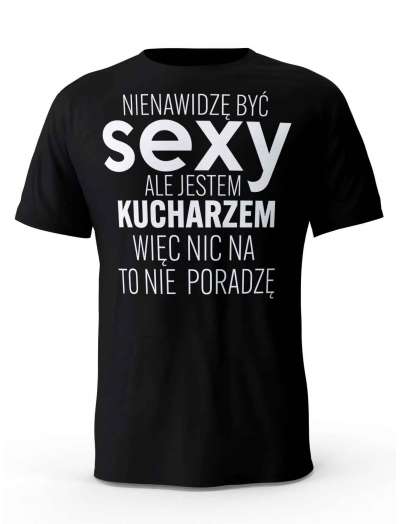 Koszulka Męska, Sexy Kucharz, Prezent Dla Mężczyzny