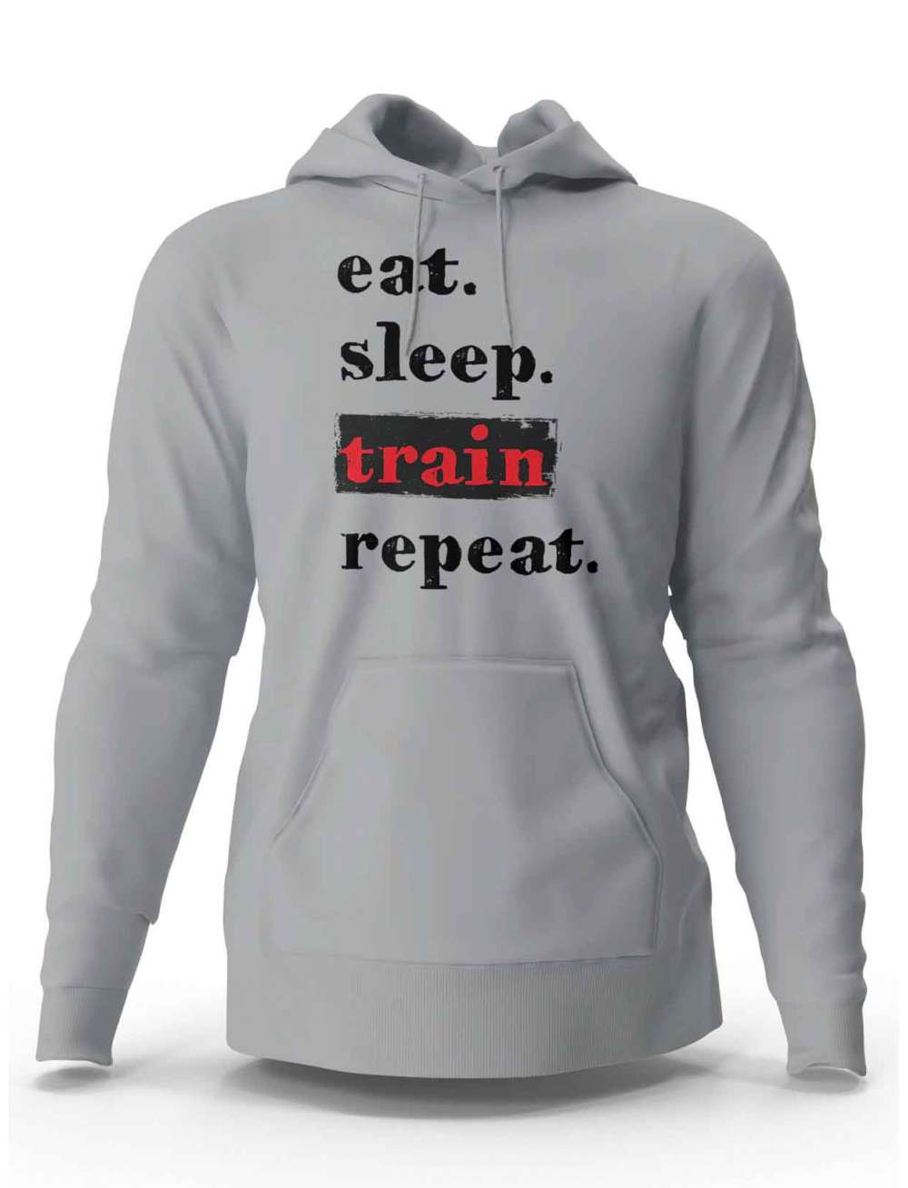 Bluza Męska z Kapturem  Eat Sleep Train