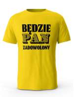 Koszulka Męska, Będzie Pan Zadowolony, Prezent Dla Mężczyzny