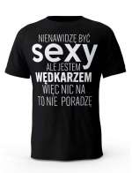 Koszulka Męska, Sexy Wędkarz, Prezent Dla Mężczyzny