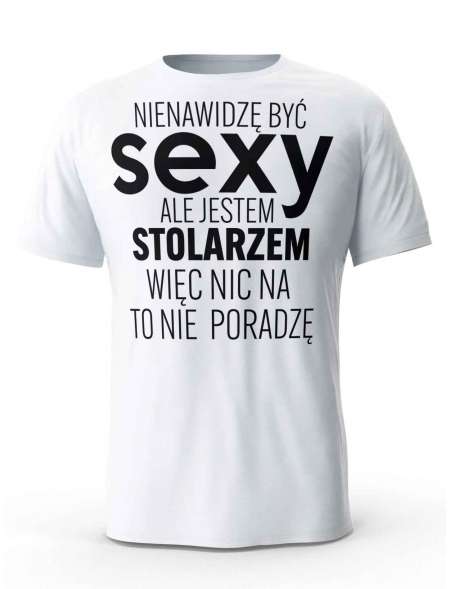 Koszulka Męska, Sexy Stolarz, Prezent Dla Mężczyzny