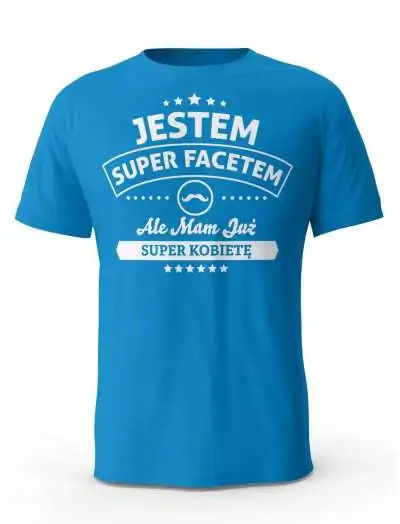 Koszulka Męska, Jestem Super Facetem, Prezent Dla Mężczyzny