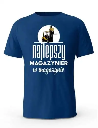 Koszulka Męska, Najlepszy Magazynier W Magazynie, Prezent Dla Mężczyzny
