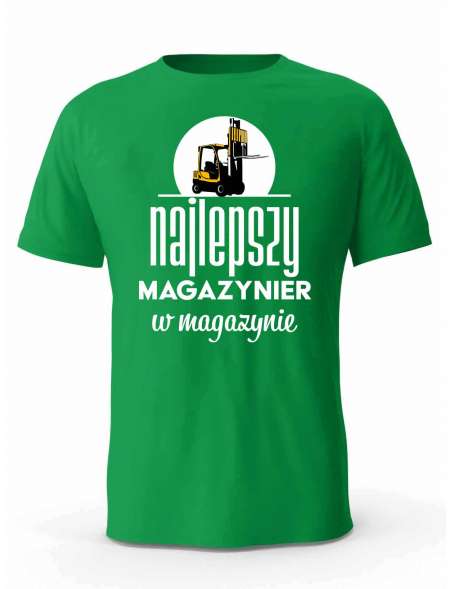 Koszulka Męska, Najlepszy Magazynier W Magazynie, Prezent Dla Mężczyzny