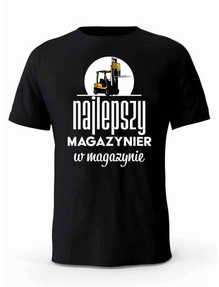 Koszulka Męska, Najlepszy Magazynier W Magazynie, Prezent Dla Mężczyzny
