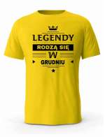 Koszulka Męska, Legendy Rodzą Się w Grudniu, Prezent Dla Mężczyzny
