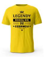 Koszulka Męska, Legendy Rodzą Się w Czerwcu, Prezent Dla Mężczyzny
