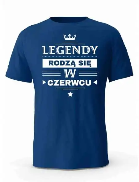 Koszulka Męska, Legendy Rodzą Się w Czerwcu, Prezent Dla Mężczyzny