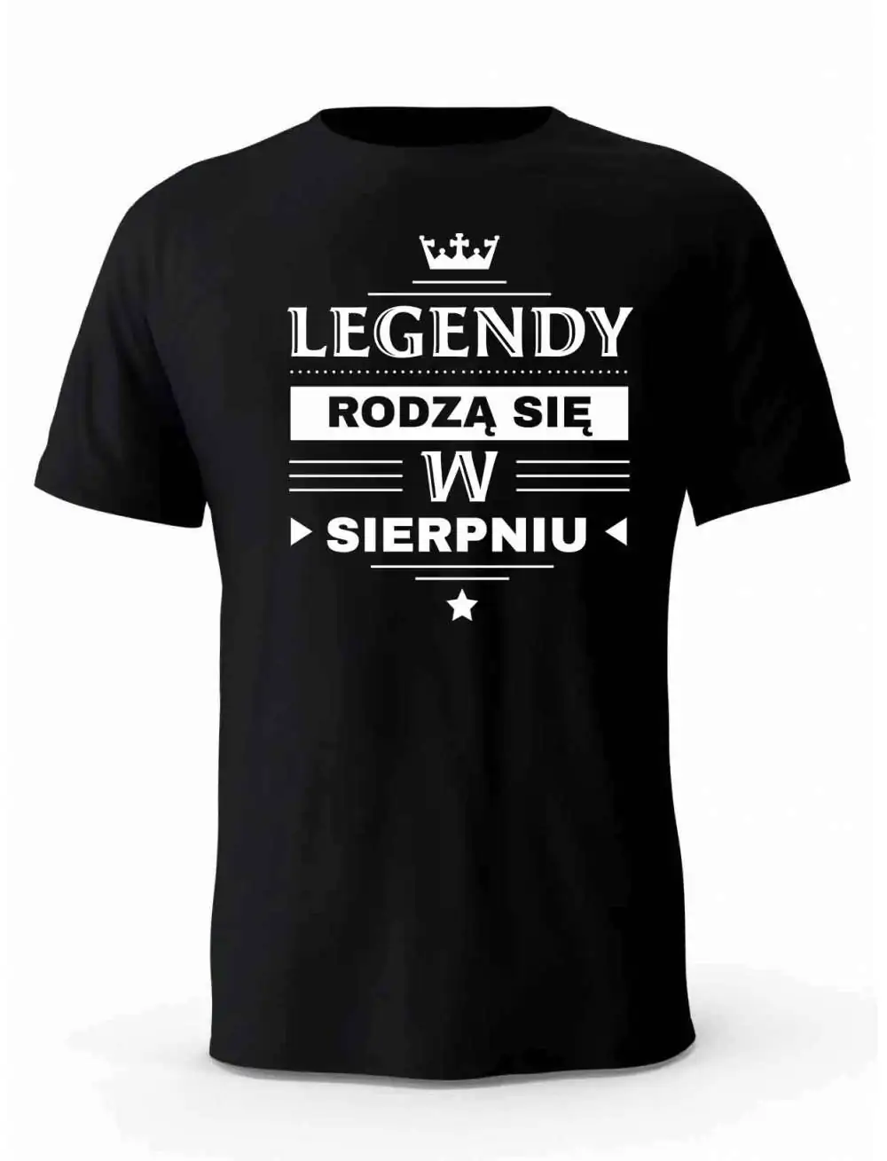 Koszulka Męska, Legendy Rodzą Się w Sierpniu, Prezent Dla Mężczyzny