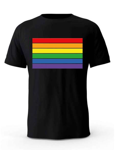 Koszulka Męska, Flaga LGBT, Prezent Dla Mężczyzny
