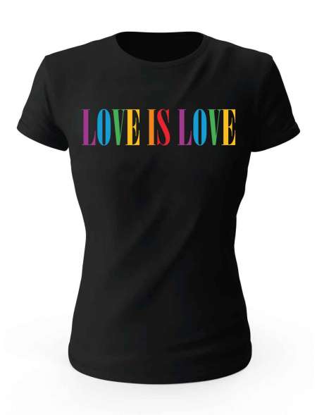 Koszulka Damska, Love Is Love, Prezent Dla Kobiety