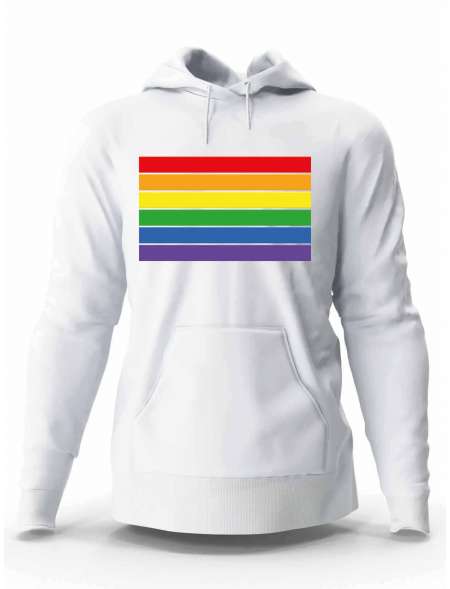 Bluza Męska z Kapturem, Flaga LGBT