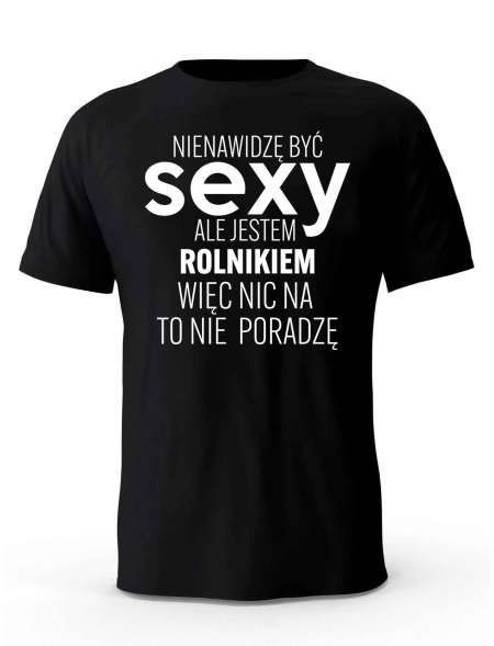 Koszulka Męska, Sexy Rolnik, Prezent Dla Mężczyzny