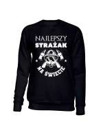 Bluza Męska Bez Kaptura, Najlepszy Strażak Na Świecie