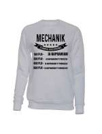 Bluza Męska Bez Kaptura, Mechanik Stawka Godzinowa