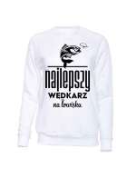 Bluza Męska Bez Kaptura, Najlepszy Wędkarz Na Łowisku