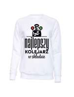 Bluza Męska Bez Kaptura, Najlepszy Kolejarz W Składzie