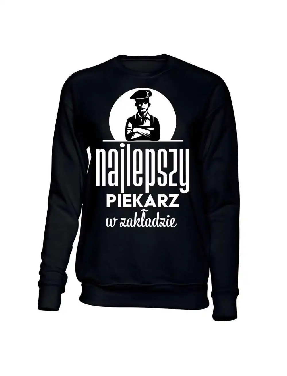 Bluza Męska Bez Kaptura, Najlepszy Piekarz W Zakładzie