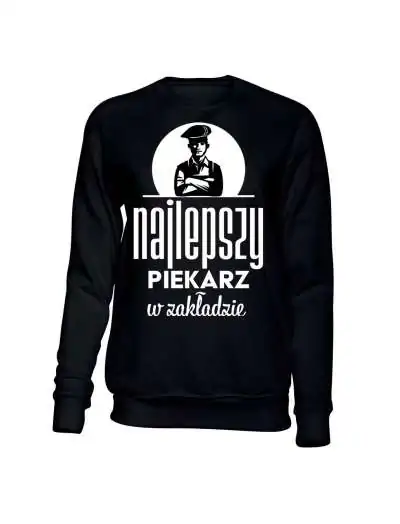 Bluza Męska Bez Kaptura, Najlepszy Piekarz W Zakładzie