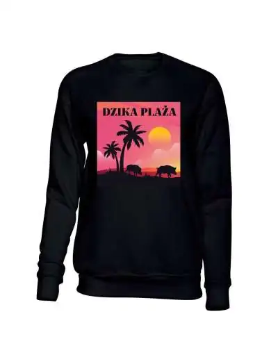 Bluza Bez Kaptura, Dzika Plaża