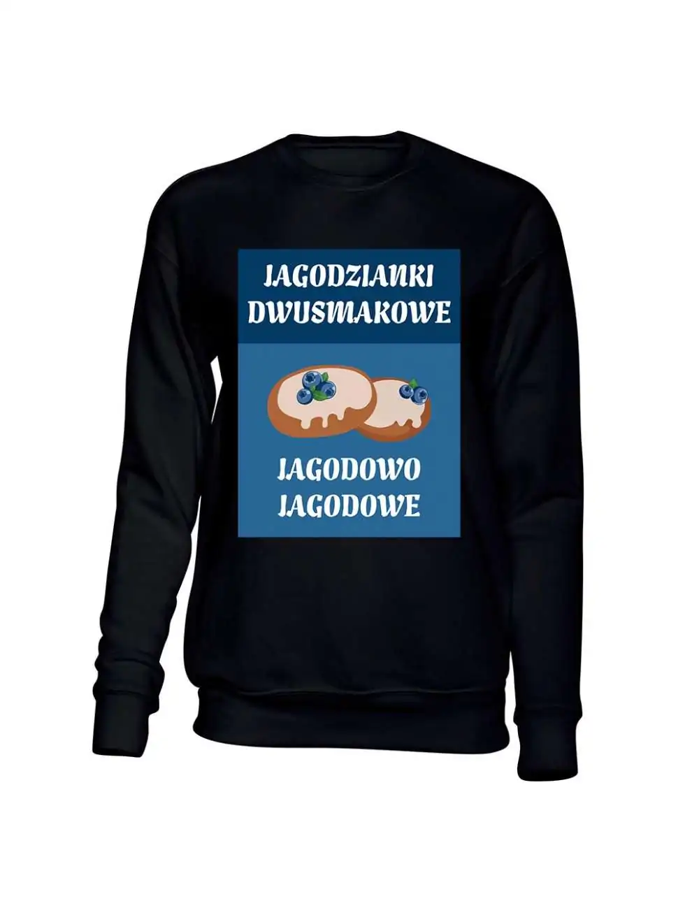 Bluza Bez Kaptura, Jagodzianki Dwusmakowe Jagodowo Jagodowe