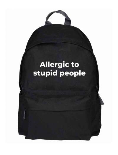 Plecak Szkolny Allergic To Stupid People