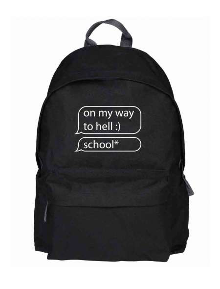 Plecak Szkolny On My Way To Hell, School*
