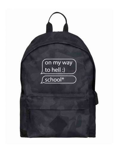 Plecak Szkolny On My Way To Hell, School*
