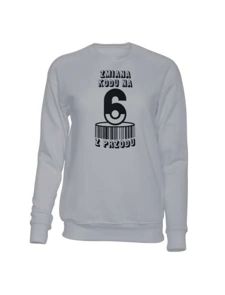 Bluza Bez Kaptura, Zmiana Kodu Na 6 Z Przodu