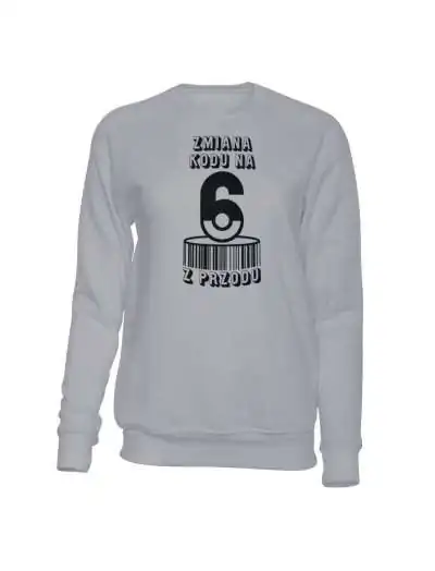 Bluza Bez Kaptura, Zmiana Kodu Na 6 Z Przodu
