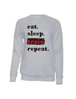 Bluza Bez Kaptura, Eat. Sleep. Train. Repeat.
