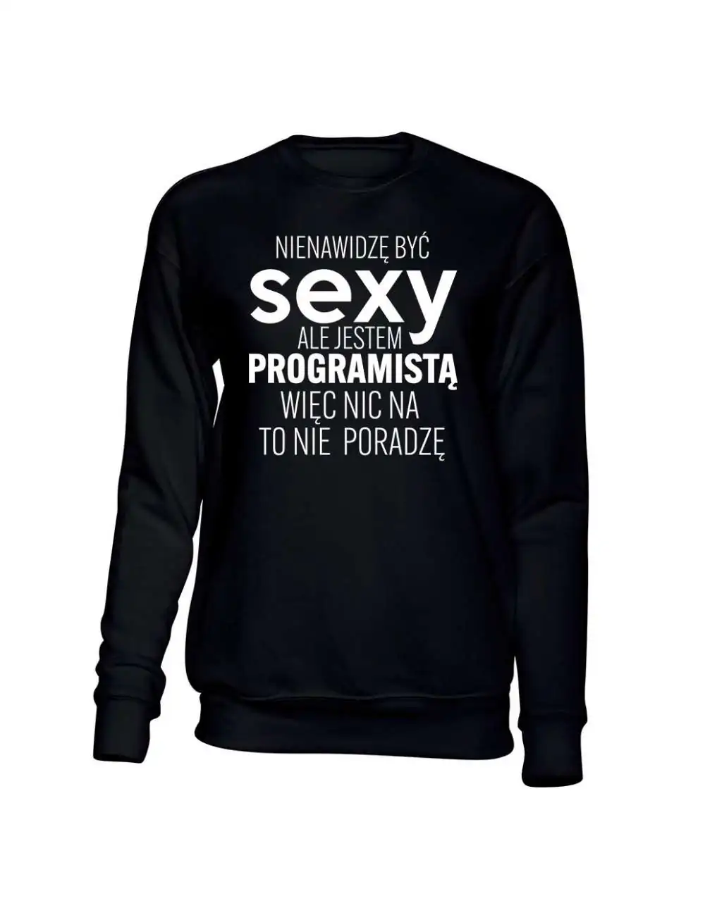 Bluza Męska bez  Jestem Sexy Programistą 