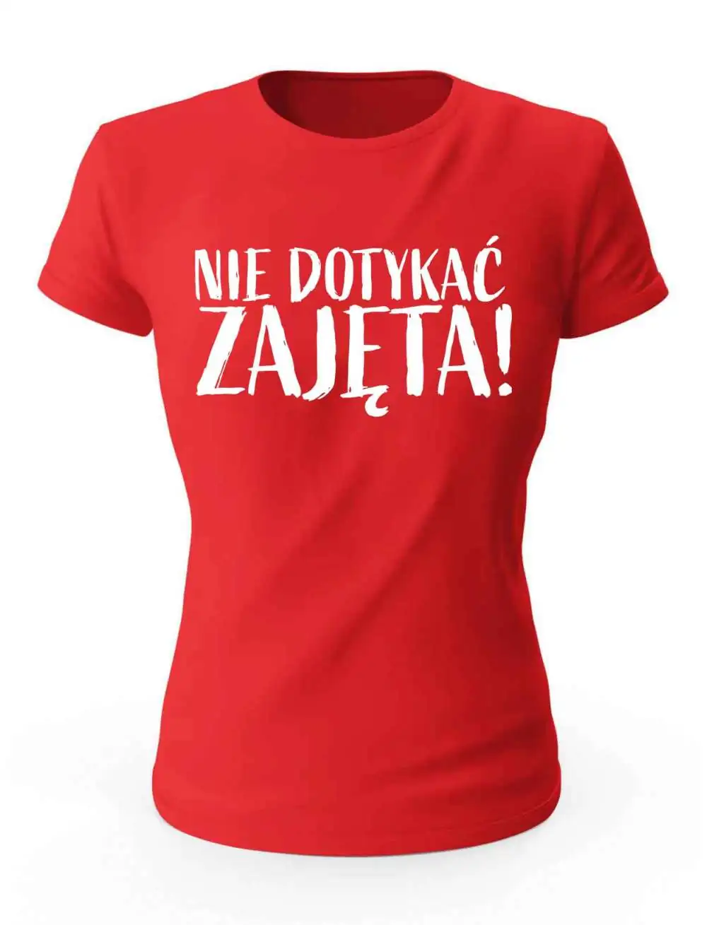 Koszulka Damska, Nie Dotykać ZAJĘTA, Prezent Dla Kobiety