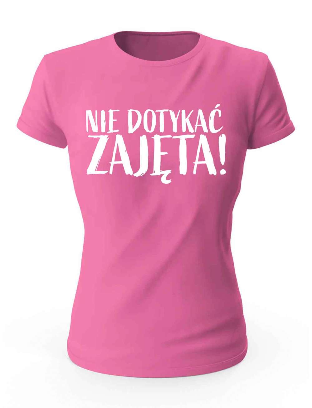 Koszulka Damska, Nie Dotykać ZAJĘTA, Prezent Dla Kobiety