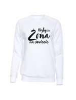 Bluza Damska Bez Kaptura, Najlepsza Żona Na Świecie, Prezent 
