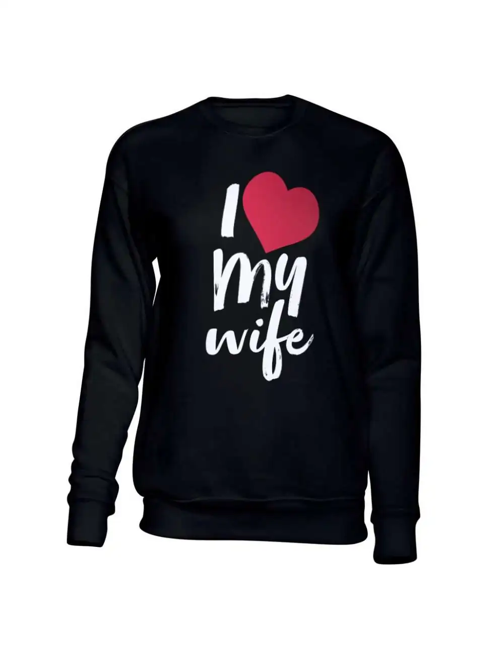 Bluza Męska Bez Kaptura, I Love My Wife, Prezent 