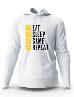 Bluza Męska, Eat Sleep Game Reperat, Prezent na Urodziny