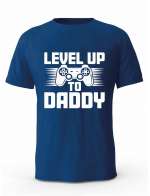 Koszulka Męska, Level Up Daddy, Prezent Dla Mężczyzny
