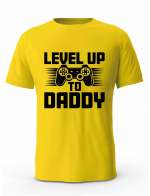 Koszulka Męska, Level Up Daddy, Prezent Dla Mężczyzny