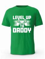 Koszulka Męska, Level Up Daddy, Prezent Dla Mężczyzny