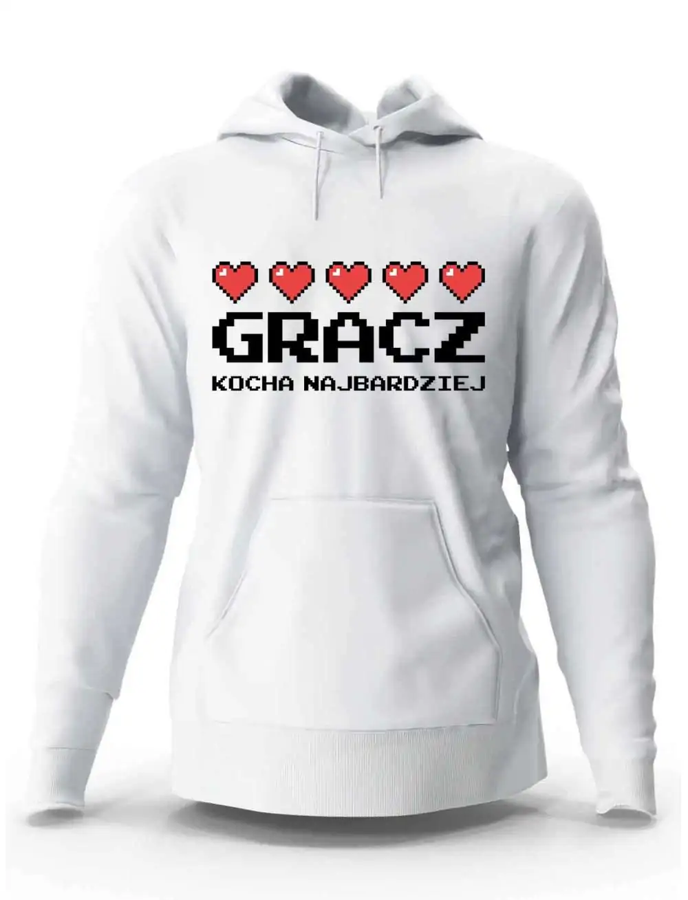 Bluza Męska, Gracz Kocha Najbardziej, Prezent