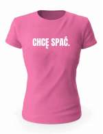 Koszulka Chcę Spać, T-shirt Damski, Prezent