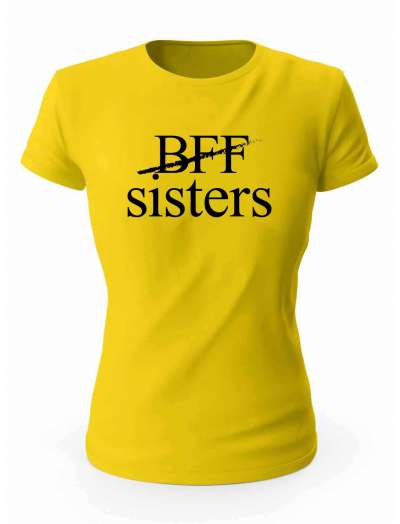 Koszulka BFF Sisters, T-shirt Damski, Prezent