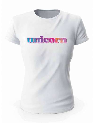Koszulka Unicorn, T-Shirt Damski, Prezent