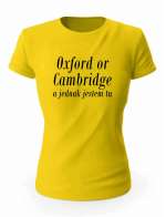 Koszulka Oxford Or Cambridge, T-Shirt Damski, Prezent